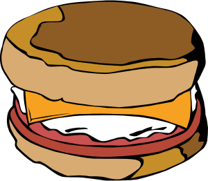 breakfast sandwich clip art